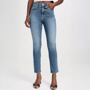 Veronica Beard Ryleigh Slim Straight High Rise Jeans Size 28